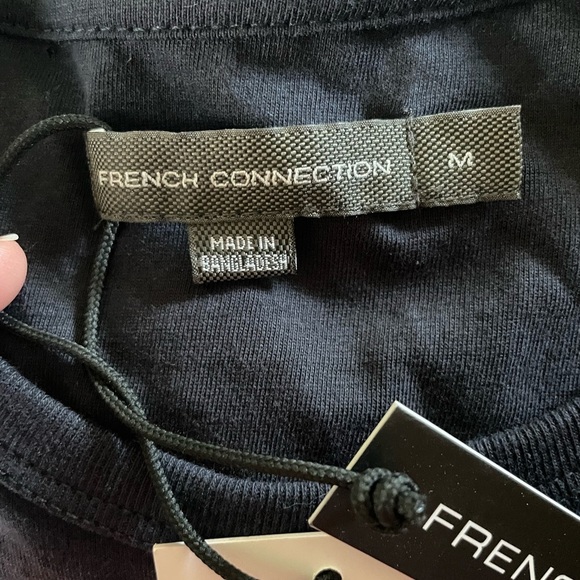 NWT men’s French Connection Skateboard Embroidery Tee sz M - Picture 3 of 6